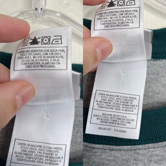 Disney Grumpy Dwarf Graphic Baseball Tee S Grey / Green - Picture 9 of 9